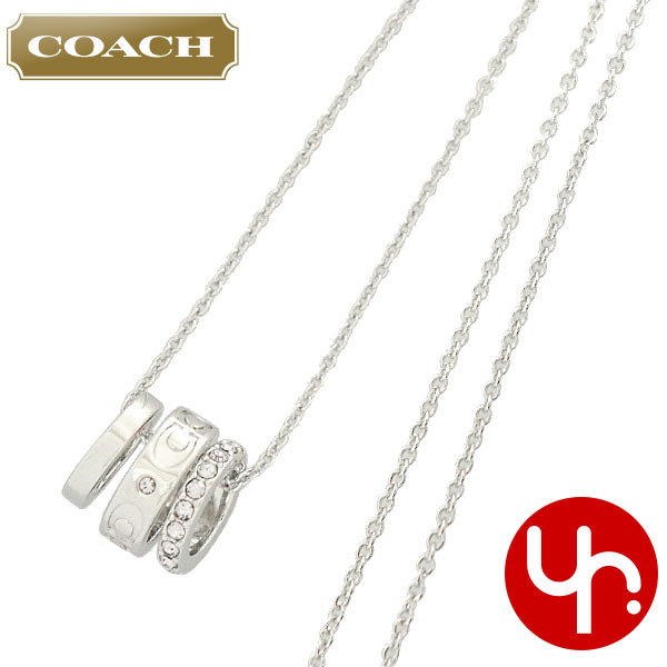 Yahoo! Yahoo!ショッピング(ヤフー ショッピング)コーチ COACH アクセサリー ネックレス FCI902 CI902 シルバー シグネチャー ロンデル ネックレス アウトレット レディース