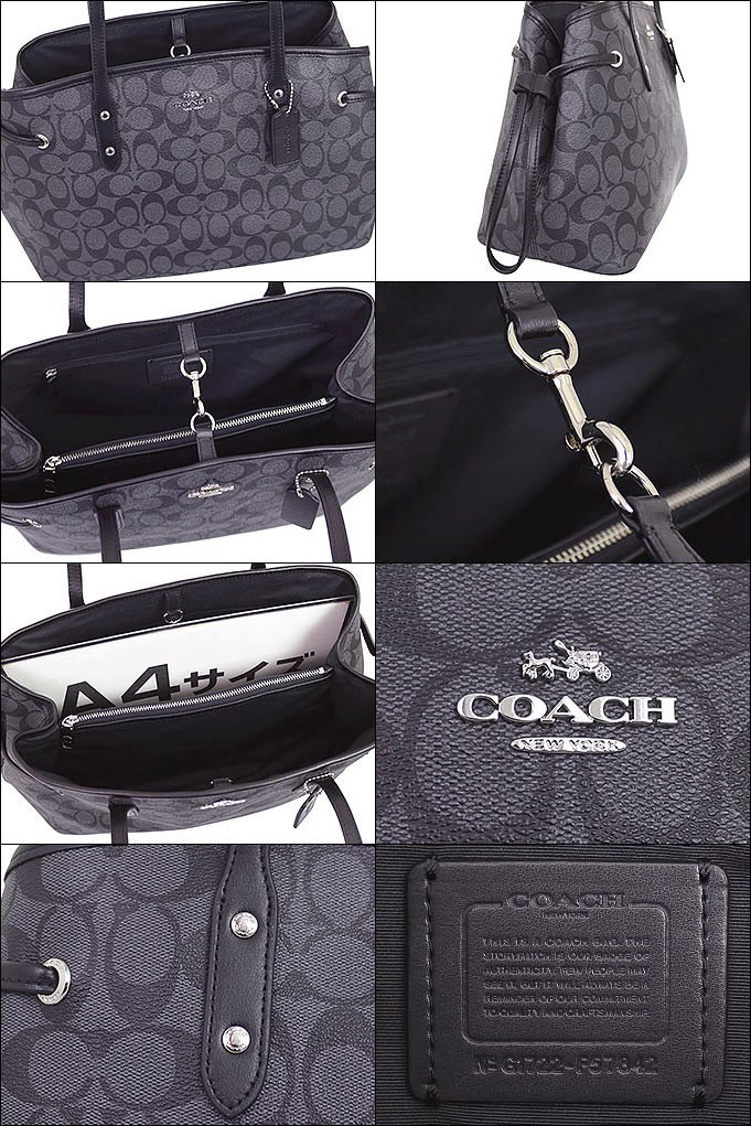 コーチ COACH バッグ トートバッグ F57842 ブラックスモーク×ブラック