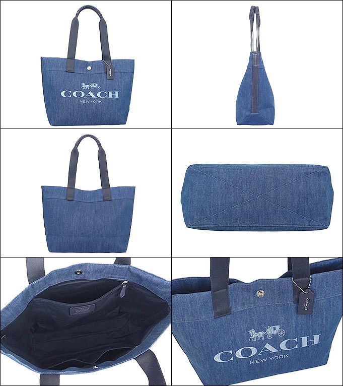 コーチ COACH バッグ トートバッグ F25902 デニム デニム キャンバス