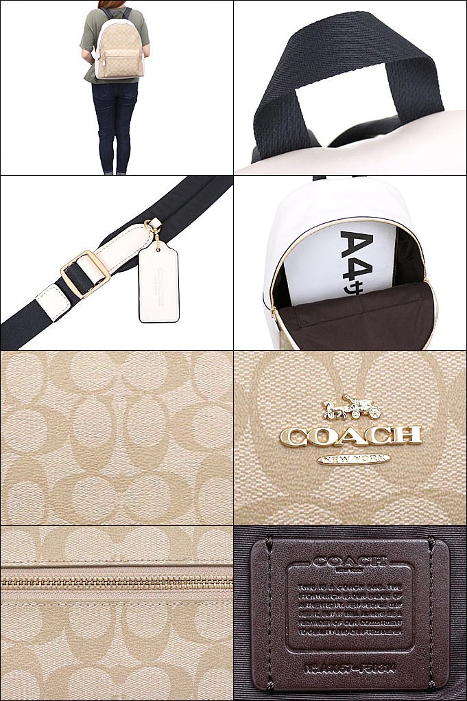 COACH コーチ バッグ リュック F58314 ブラウン×ブラック