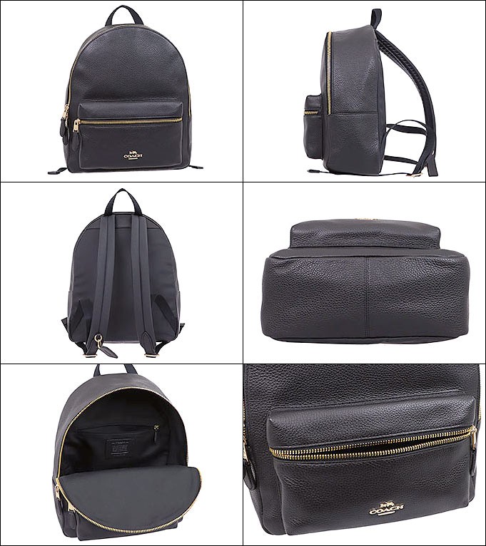 bayuさま コーチ　リュック　バッグ　ブラック　F30550 COACH コーチ バッグ リュック F30550 ブラック チャーリー