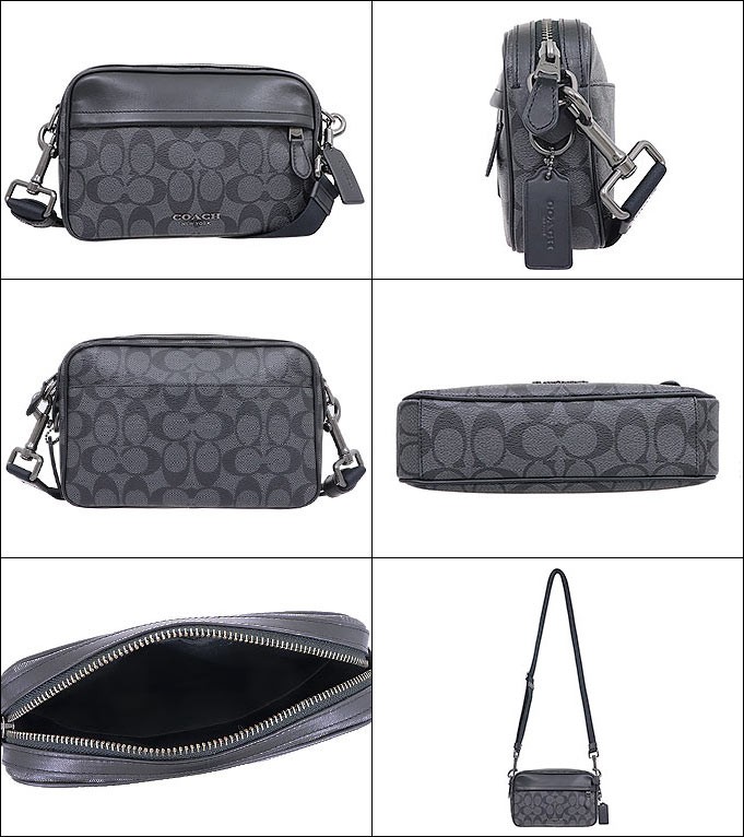 COACH バッグ F50715 チャコール×ブラック ショルダーバッグ COACH コーチ バッグ ショルダーバッグ F50715 チャコール