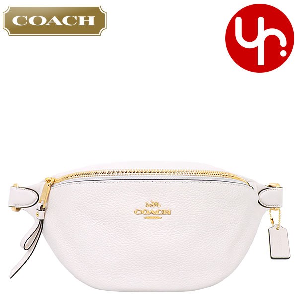 Yahoo! Yahoo!ショッピング(ヤフー ショッピング)コーチ COACH バッグ ショルダーバッグ F48738 チョーク ラグジュアリー ペブルド レザー ベルト ウエスト ボディー バッグ アウトレット レディース