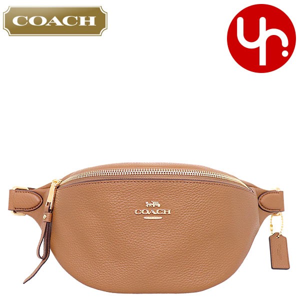 Yahoo! Yahoo!ショッピング(ヤフー ショッピング)コーチ COACH バッグ ショルダーバッグ F48738 ライトサドル ラグジュアリー ペブルド レザー ベルト ウエスト ボディー バッグ アウトレット レディース