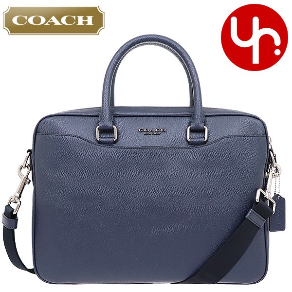 公式サイト COACH コーチ ビジネスバッグ ネイビー A4可 ビジネス