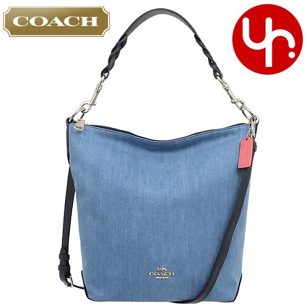 COACH コーチ バッグ ショルダーバッグ F91452 デニムマルチ