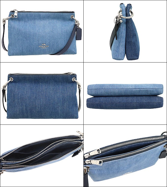 COACH コーチ バッグ ショルダーバッグ F91458 91458 デニム
