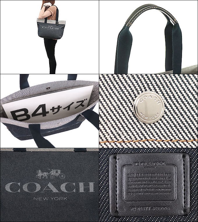 COACH コーチ バッグ トートバッグ F39904 ウォッシュドデニム