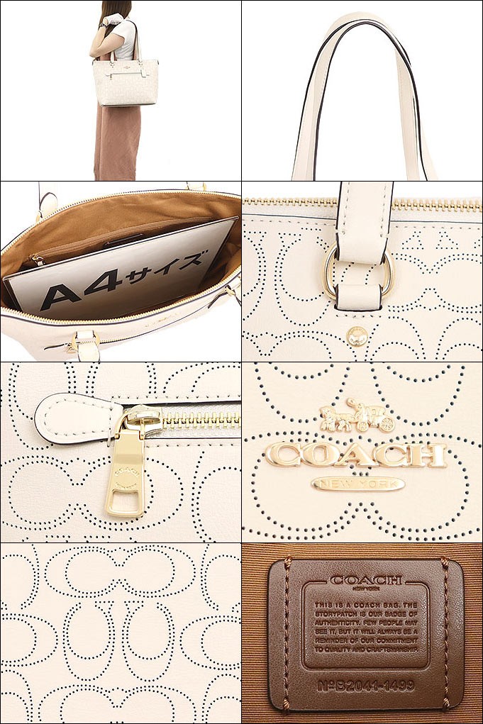 コーチ COACH バッグ トートバッグ F01499 1499 チョーク