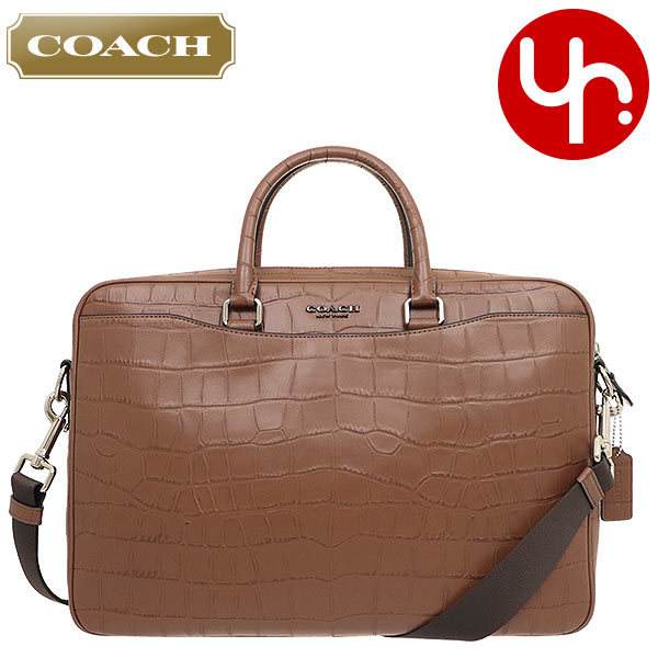 COACH コーチ F72980 ビジネスバック クロコ型押し 2way COACH コーチ F72980 ビジネスバック クロコ型押し 2way