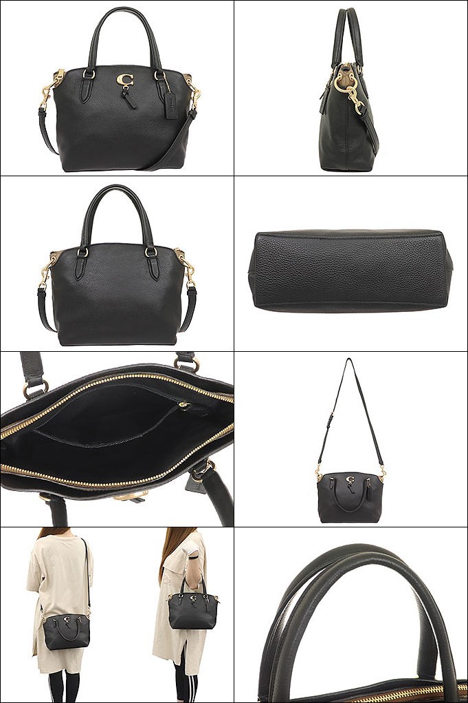 COACH コーチ バッグ ショルダーバッグ F04343 4343 ブラック×カーキ