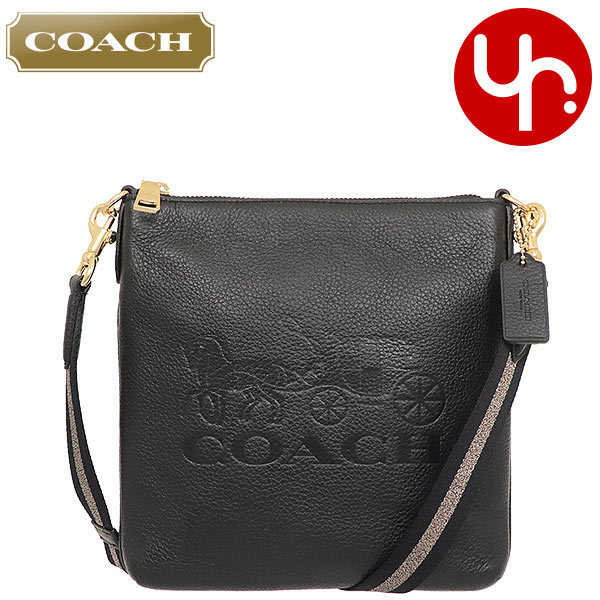 コーチ COACH バッグ ショルダーバッグ F01897 1897 ブラック ホース アンド キャリッジ ペブルド レザー スポーティー ジェス  アウトレット レディース : co-ba201030-1 : インポートコレクションYR - 通販 - Yahoo!ショッピング