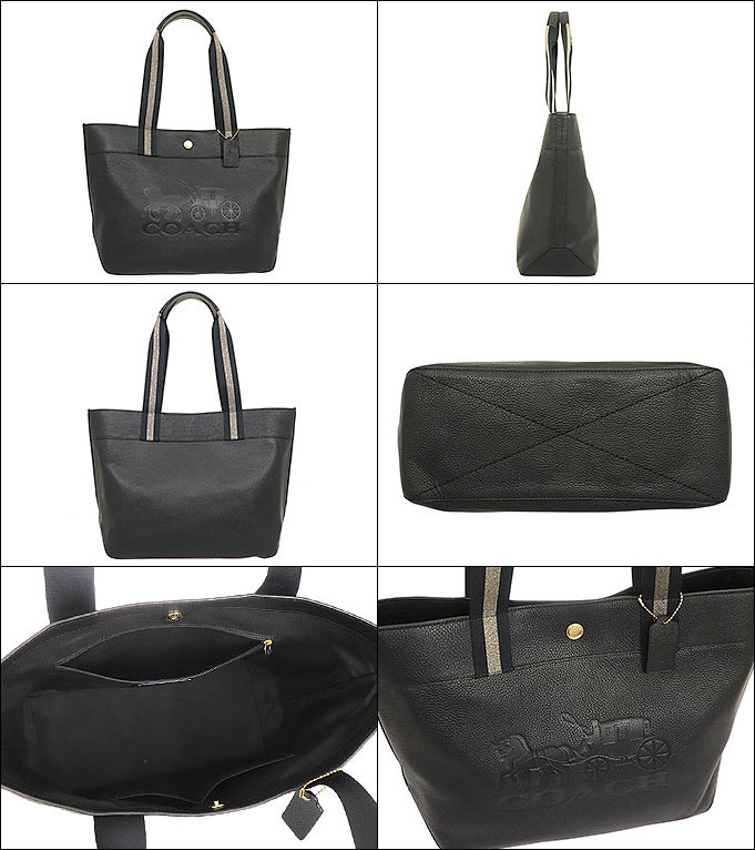 コーチ COACH バッグ トートバッグ F01896 1896 ブラック ホース 