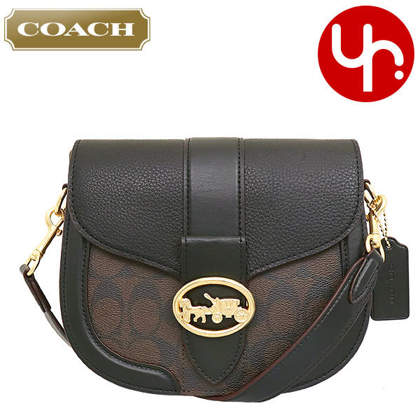 コーチ COACH バッグ ショルダーバッグ FC2806 C2806 シグネチャー PVC レザー ジョージー サドル バッグ アウトレット  レディース