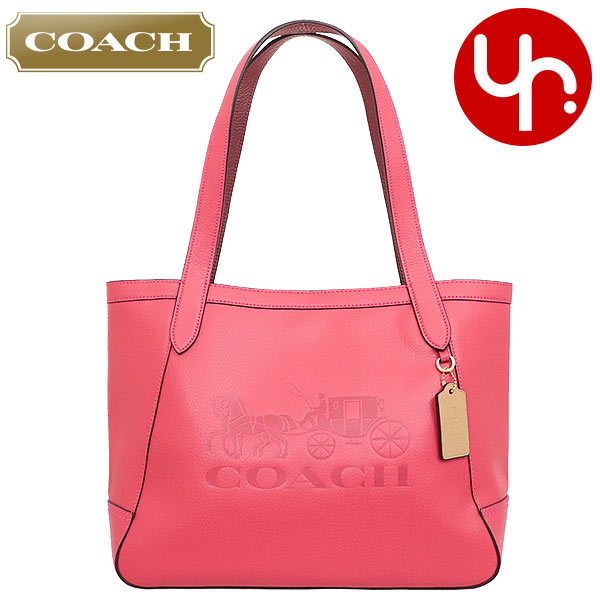 コーチ COACH バッグ トートバッグ FC4063 C4063 ポピー×ヴィンテージモーヴ ホース アンド キャリッジ エンボスド レザー トート  アウトレット レディース