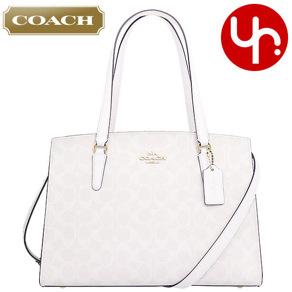 COACH コーチ バッグ トートバッグ FC4075 C4075 チョーク×グレイ  