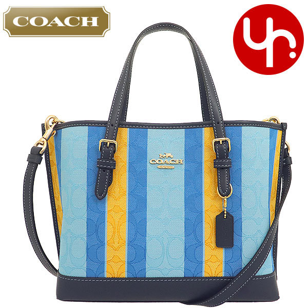 コーチ COACH バッグ トートバッグ FC4086 C4086 ブルー×イエローマルチ シグネチャー ジャガード キャンバス ストライプ モリー  25 アウトレット レディース : co-ba210702-4 : インポートコレクションYR - 通販 - Yahoo!ショッピング