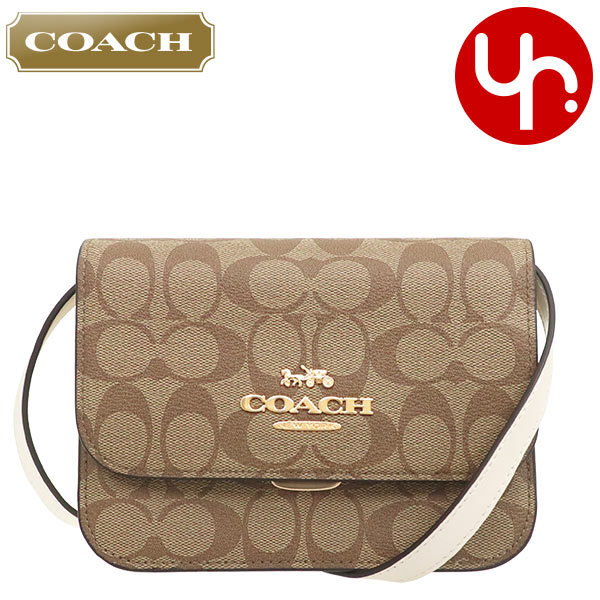 最大53%OFFクーポン 感謝価格 コーチ COACH バッグ ショルダーバッグ FC5592 C5592 カーキ×チョーク シグネチャー PVC レザー ミニ ブリ アウトレット レディース nanaokazaki.com nanaokazaki.com