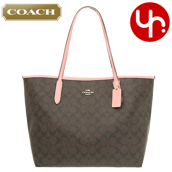 COACH コーチ バッグ トートバッグ F05696 5696 ブラウン×シェル