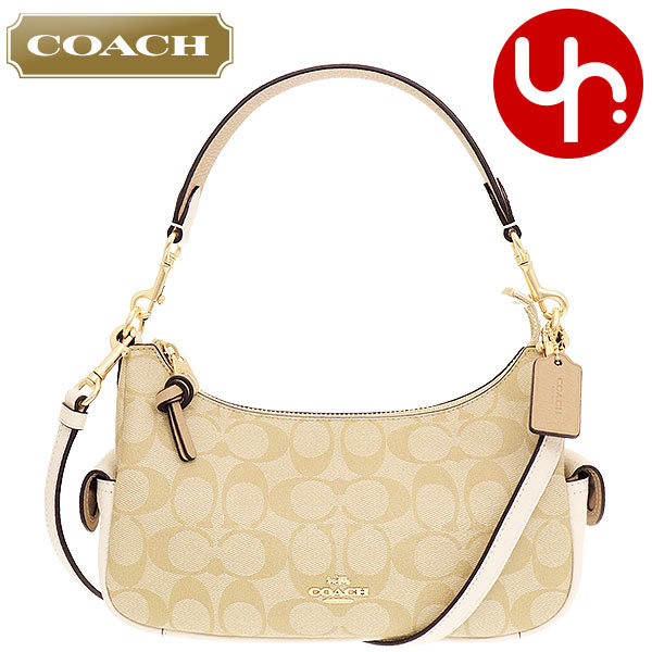 コーチ COACH ショルダーバッグ ライトカーキ×チョーク アウトレット COACH コーチ バッグ ショルダー CF340 ライトカーキ×チョーク