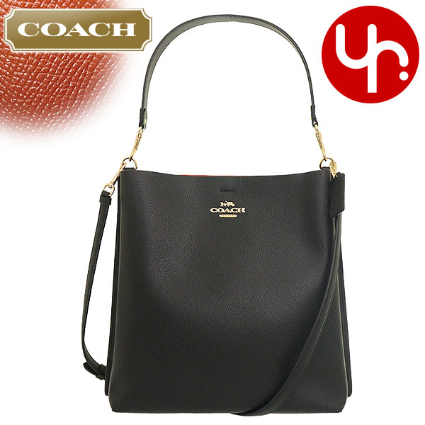 コーチ COACH バッグ ショルダーバッグ FCA214 CA214 ブラック ラグジュアリー ダブル フェイス レザー モリー バケット バッグ アウトレット レディース