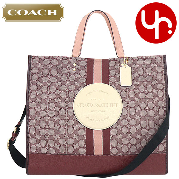 コーチ COACH バッグ トートバッグ FC8418 C8418 ワインマルチ シグネチャー ジャガード ストライプ COACH ロゴ パッチ  デンプシー 40 アウトレット レディース : co-ba230317-3 : インポートコレクションYR - 通販 - Yahoo!ショッピング