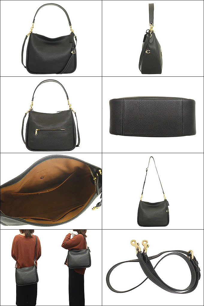 COACH コーチ バッグ ショルダーバッグ CC435 ブラック ソフト 