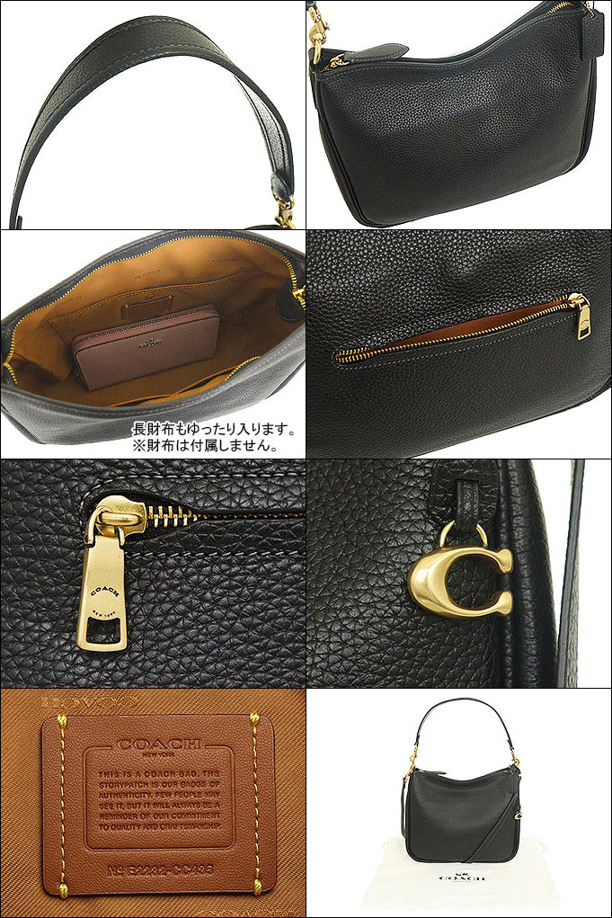 COACH コーチ バッグ ショルダーバッグ CC435 ブラック ソフト 