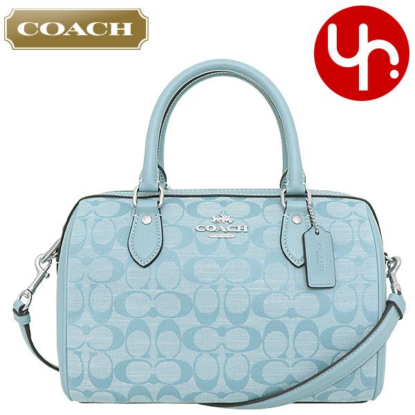 コーチ COACH バッグ ショルダーバッグ FCH141 CH141 コーンフラワーマルチ デニム シャンブレー シグネチャー ローワン サッチェル  アウトレット レディース