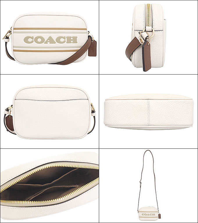 コーチ COACH バッグ ショルダーバッグ FCH308 CH308 チョークマルチ レザー コーチ ストライプ ミニ ジェイミー カメラ バッグ アウトレット レディース｜import-collection-yr｜02