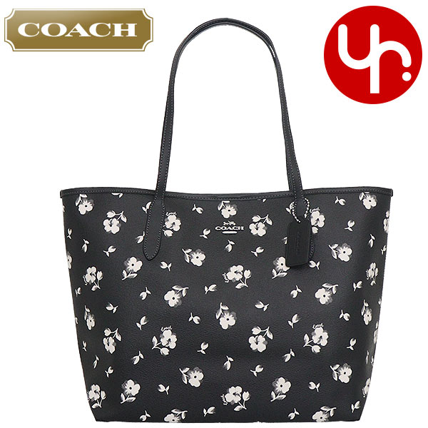 COACH トートバッグ 黒 レザー COACH コーチ トートバッグ 2way 肩がけ レザートート ブラック