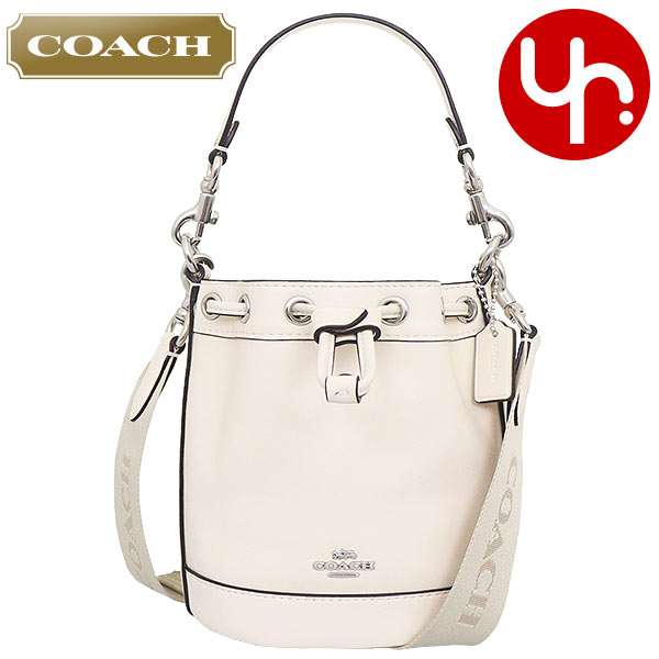 【72時間限定ポイント5％】コーチ COACH バッグ ショルダーバッグ FCR144 CR144 チョーク リファインド カーフ レザー ミニ バケ  アウトレット レディース