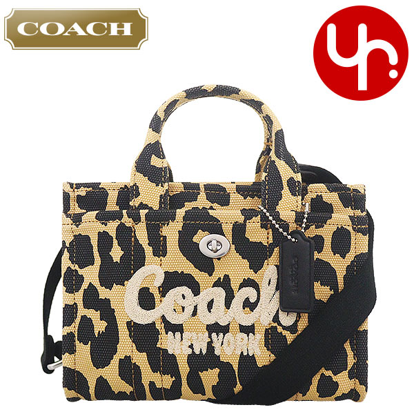 コーチ COACH バッグ ショルダーバッグ CZ099 CZ099 ブラックマルチ キャンバス レオパード プリント カーゴ トート 20 レディース | COACH