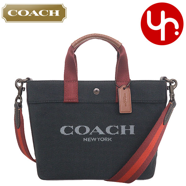 COACH ネイビーブラック　トートバッグ COACH ネイビー トートバッグ - メルカリ