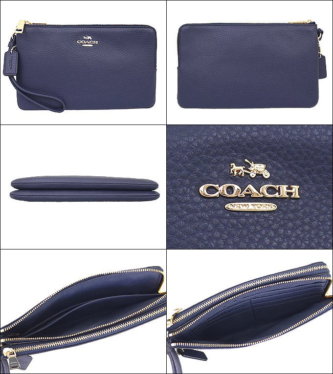 コーチ COACH 財布 長財布 ポーチ F87587 ミッドナイト ラグジュアリー