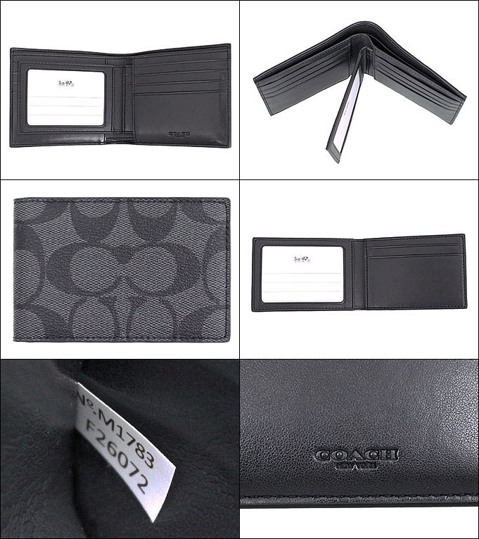 COACH コーチ 財布 二つ折り財布 F26072 ミッドナイトネイビー