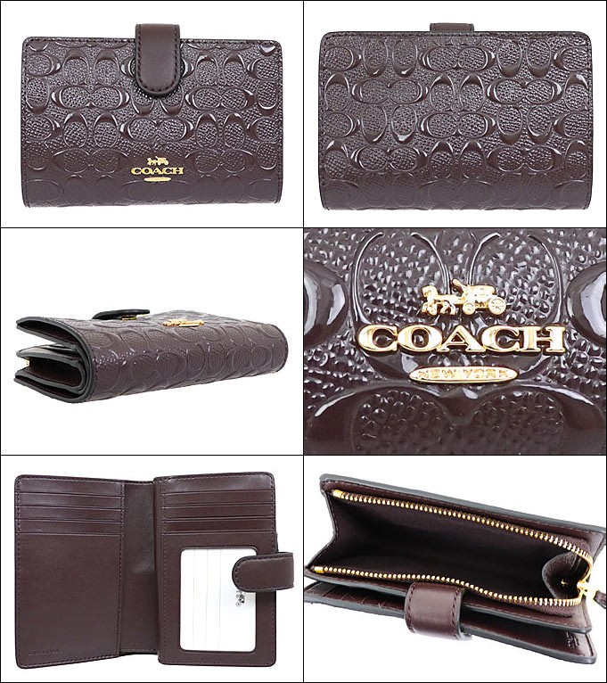 コーチ COACH 財布 二つ折り財布 F25937 2018 新作 デボスド