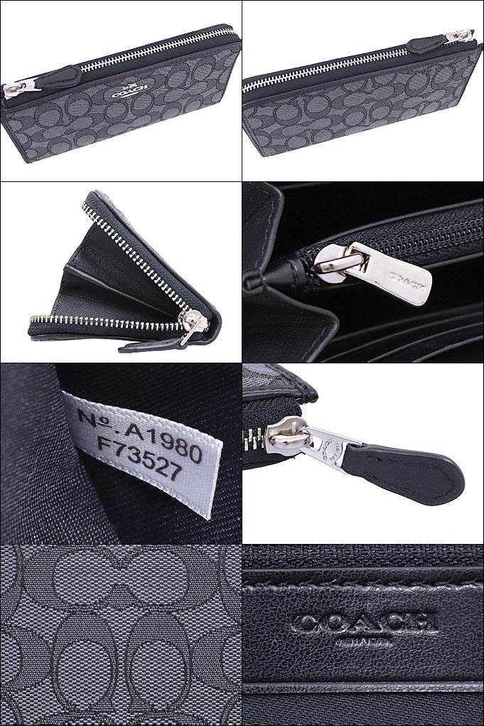 COACH 長財布 アウトレット品 ブラックスモーク×ブラック 楽天市場】コーチ COACH 財布 長財布 F25517 25517 ブラック