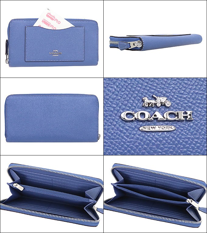 COACH コーチ 財布 長財布 F54007 ブルーラベンダー