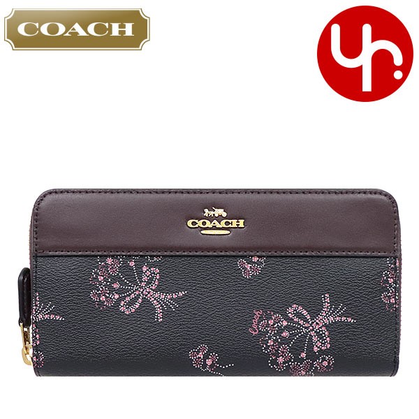 【新品】コーチCOACHアコーディオンスポーツカーフウォレット長財布ブラウン茶色 コーチ 長財布 財布 レディース シグネチャー アコーディオン