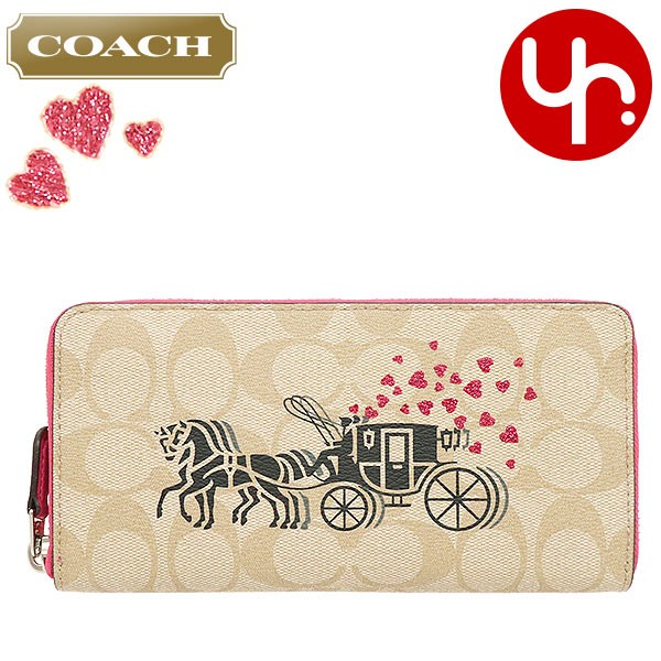 コーチ　coach 長財布　馬車　ホースアンドキャリッジ COACH コーチ 長財布 ラウンドファスナー ホース キャリッジ