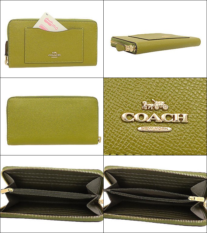COACH コーチ 財布 長財布 F54007 ダスティラベンダー
