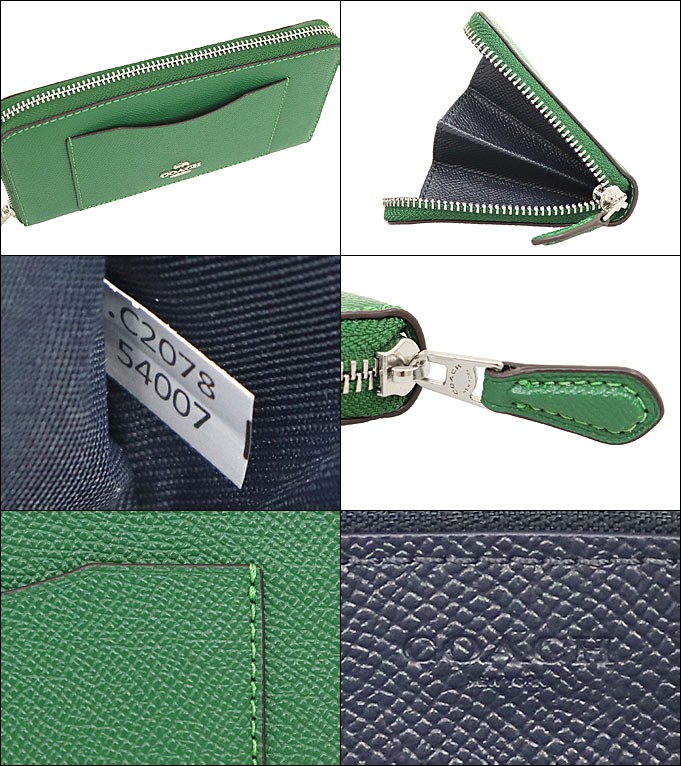 COACH コーチ 財布 長財布 F54007 54007 シャムロック