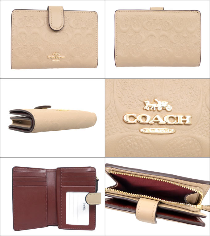 コーチ COACH 財布 二つ折り財布 F67565 ラグジュアリー デボスド