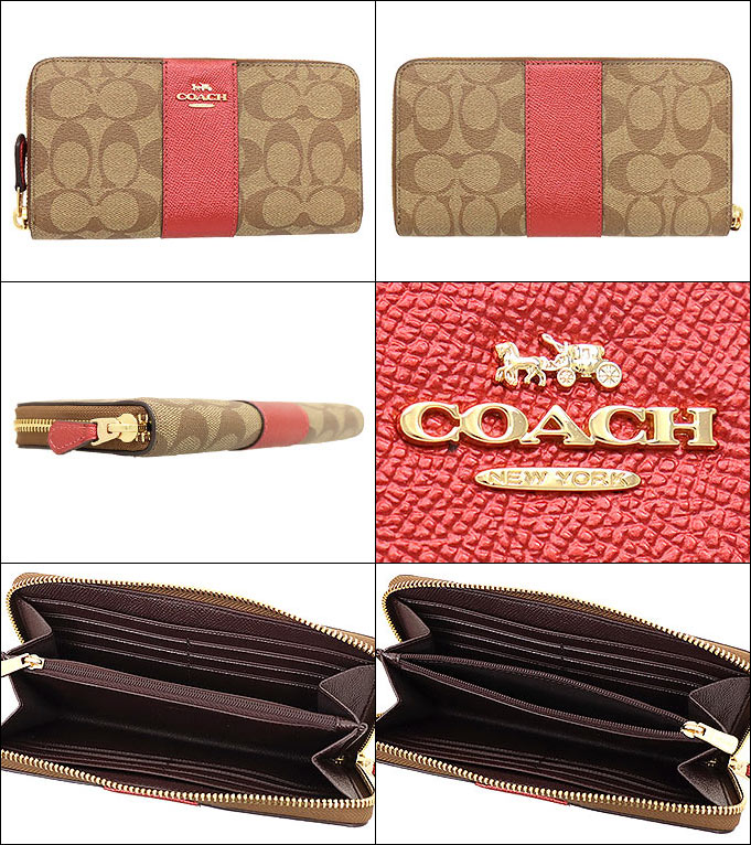 コーチ COACH 財布 長財布 FC1831 C1831 メタリッククレイ