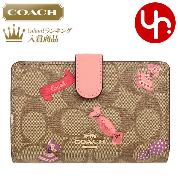 コーチ COACH 財布 二つ折り財布 FC1416 C1416 カーキマルチ シグネチャー キャンディー プリント コーナー ジップ ウォレット  アウトレット レディース : co-ko201211-4 : インポートコレクションYR - 通販 - Yahoo!ショッピング