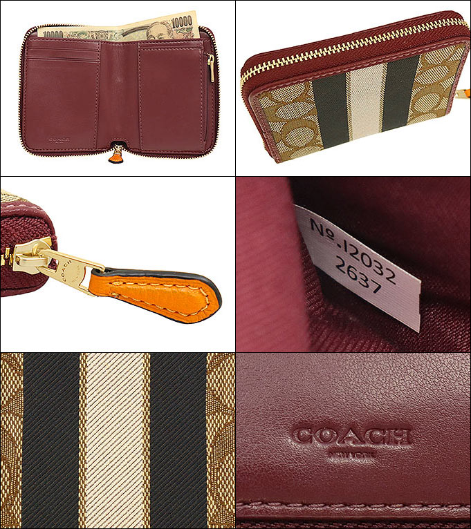 COACH コーチ 財布 二つ折り財布 F02637 2637 シグネチャー