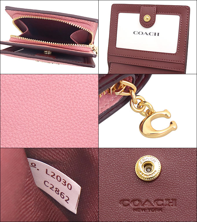 コーチ COACH 財布 二つ折り財布 FC2862 C2862 ライトブラッシュ