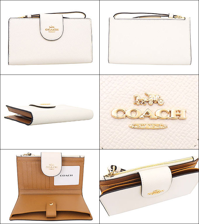 14時間限定ポイント10％】コーチ COACH 財布 長財布 FC2869 C2869 チョーク ラグジュアリー クロスグレーン レザー テック  ウォレッ アウトレット レディース :co-ko210205-28:インポートコレクションYR - 通販 - Yahoo!ショッピング