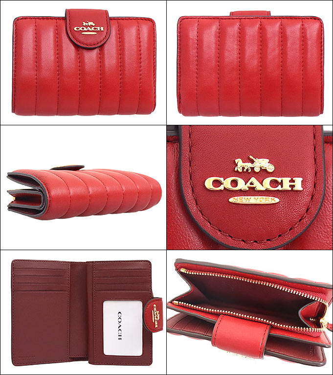 コーチ COACH 財布 二つ折り財布 FC3454 C3454 1941レッド リニア